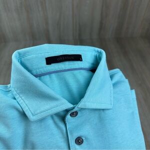 Greyson Polo Shirt Men’s L Stretch Golf Blue